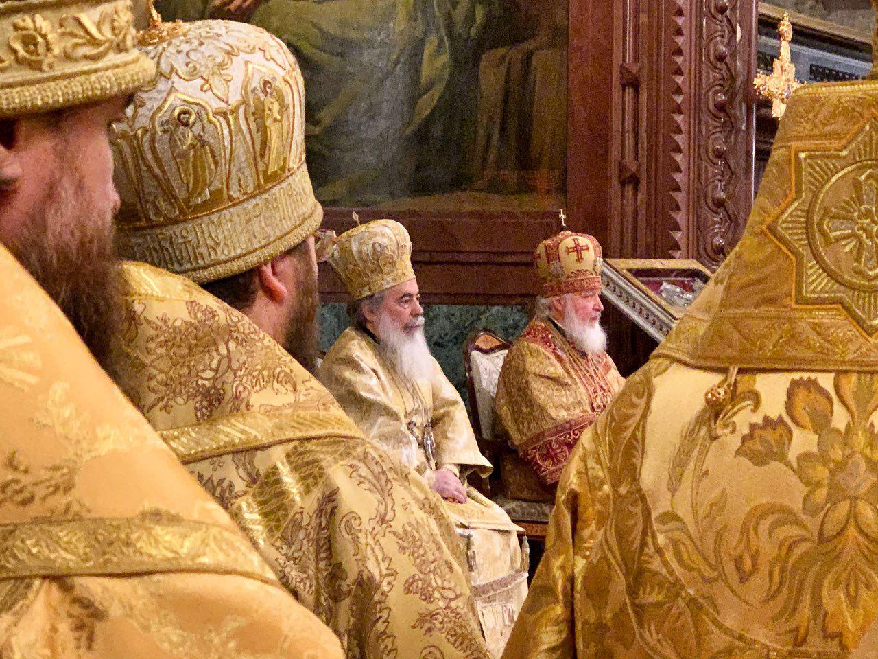 εικόνα άρθρου: Οι Πατριάρχες Ιεροσολύμων και Μόσχας δεν μνημόνευσαν τον Βαρθολομαίο